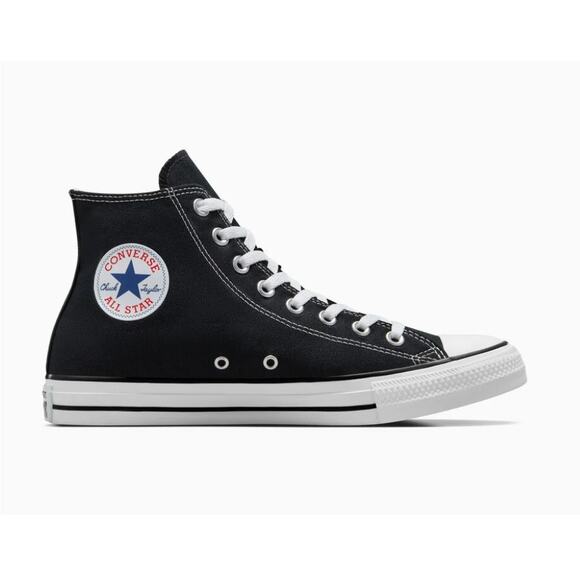 Converse Unisex Black Chuck Taylor All Star Canvas High Top Shoe Size W14 M12 - Picture 2 of 11
